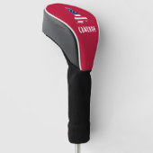 Amerikaanse vlag American Eagle America 4 juli naa Golfheadcover (Schuin)