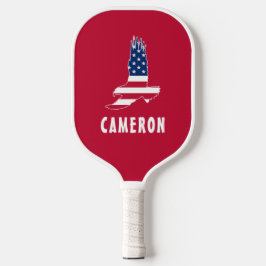 Amerikaanse vlag American Eagle America 4 juli naa Pickleball Paddle