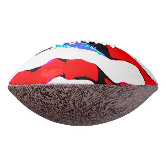 Amerikaanse vlag american football (Gedraaid 90)