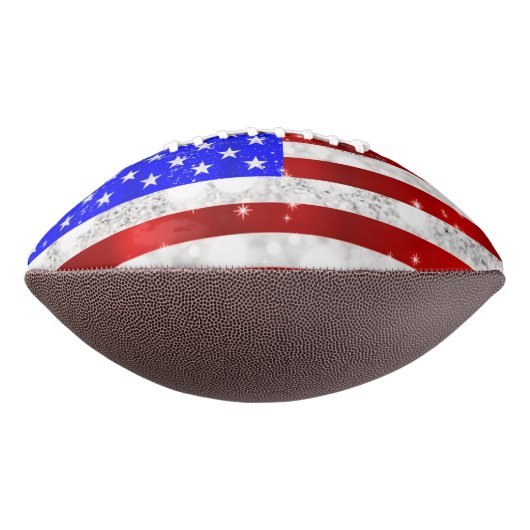 Amerikaanse vlag american football (Gedraaid 90)