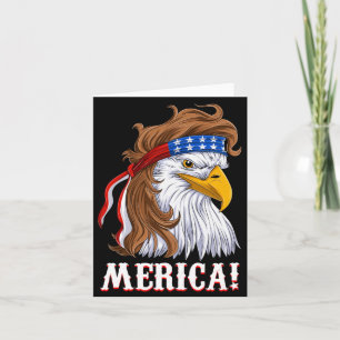 Amerikaanse Vlag Amerika Adelaar Mullet Shirt Mann Kaart