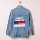 Amerikaanse Vlag Amerika Patriotistisch Denim Jacket (Hangar)