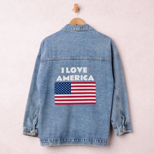 Amerikaanse vlag Amerika Patriottisch Denim Jacket (Hangar)