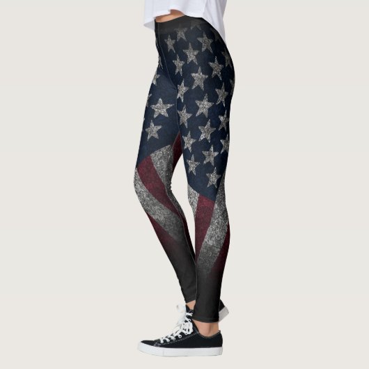 Amerikaanse vlag, Amerika, patriottisch, oud glori Leggings (Links)
