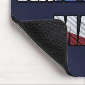 Amerikaanse vlag: Amerikaans merk Patriotic Red Wh Muismat (Hoek)