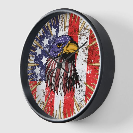 Amerikaanse vlag Amerikaanse adelaar (Hoek)