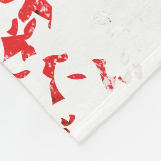  Amerikaanse vlag Amerikaanse adelaar Fleece Deken (Hoek)