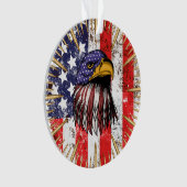  Amerikaanse vlag Amerikaanse adelaar Ornament (voorkant)