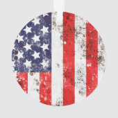  Amerikaanse vlag Amerikaanse adelaar Ornament (achterkant)