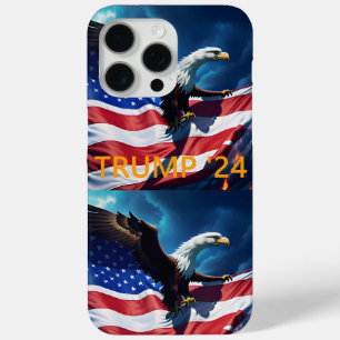 Amerikaanse vlag Amerikaanse adelaar TRUMP 2024 iPhone 15 Pro Max Hoesje