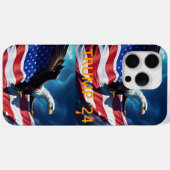 Amerikaanse vlag Amerikaanse adelaar TRUMP 2024 Case-Mate iPhone Case (Achterkant (horizontaal))