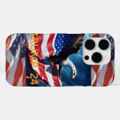 Amerikaanse vlag Amerikaanse adelaar TRUMP 2024 Case-Mate iPhone Case (Achterkant (horizontaal))