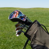 Amerikaanse vlag Amerikaanse adelaar TRUMP 2024 Golfheadcover (Insitu)