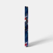 Amerikaanse vlag Amerikaanse adelaar TRUMP 2024 iPhone Hoesje (Linkerkant)