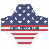 Amerikaanse vlag Amerikaanse Amerikaanse Soccer Fo Voetbal (Enkel)