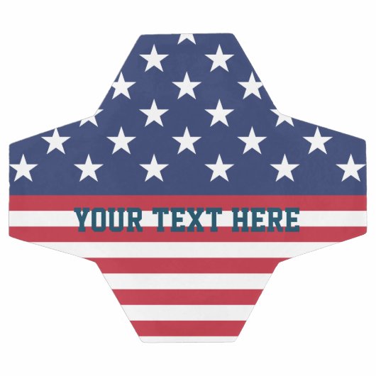 Amerikaanse vlag Amerikaanse Amerikaanse Soccer Fo Voetbal (Enkel)