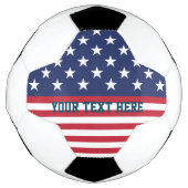 Amerikaanse vlag Amerikaanse Amerikaanse Soccer Fo Voetbal (Voorkant)