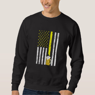 Amerikaanse vlag Amerikaanse brouwerij voor kraftb Trui