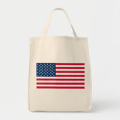 Amerikaanse vlag Amerikaanse Canvas tas Verenigde  (Voorkant)