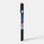 Amerikaanse vlag & Amerikaanse Capitol Patriottisc iPhone 15 Case (Linkerkant)