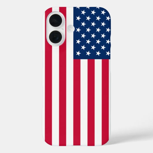 Amerikaanse vlag Amerikaanse iPhone Case (Achterkant)