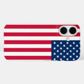 Amerikaanse vlag Amerikaanse iPhone Case (Achterkant (horizontaal))