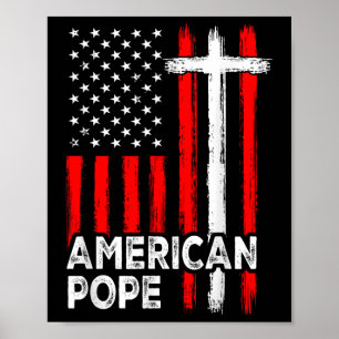  Amerikaanse vlag Amerikaanse katholieken eerste n Poster