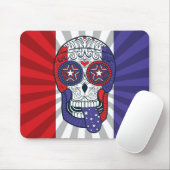 Amerikaanse vlag Amerikaanse kleuren patriottische Muismat (Met muis)