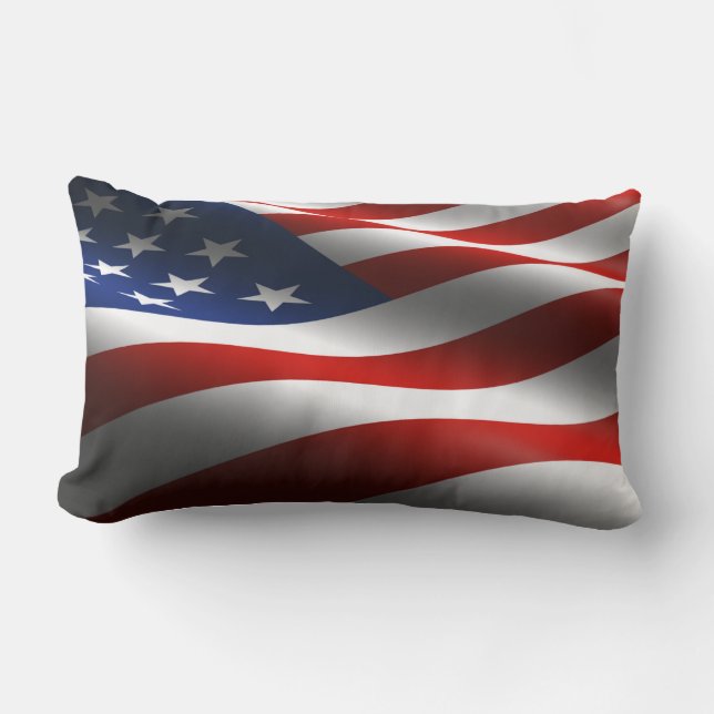 Amerikaanse vlag Amerikaanse MoJo Pillow Kussen (Voorkant)