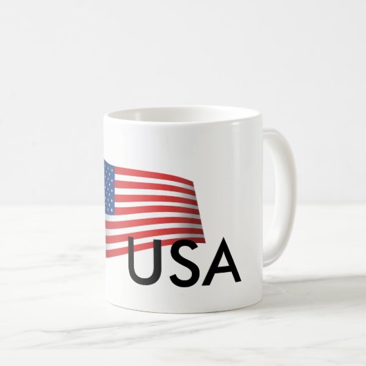 Amerikaanse vlag Amerikaanse Mok (Voorkant rechts)