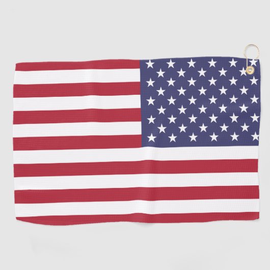 Amerikaanse vlag Amerikaanse onafhankelijkheidsdag Golfhanddoek (Horizontaal)