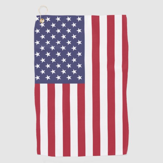 Amerikaanse vlag Amerikaanse onafhankelijkheidsdag Golfhanddoek (Voorkant)