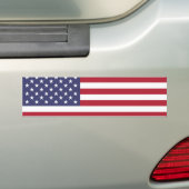 Amerikaanse vlag Amerikaanse onafhankelijkheidspat Bumpersticker (Op auto)