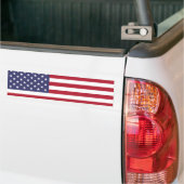 Amerikaanse vlag Amerikaanse onafhankelijkheidspat Bumpersticker (Op Truck)
