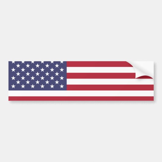 Amerikaanse vlag Amerikaanse onafhankelijkheidspat Bumpersticker (Voorkant)