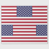 Amerikaanse vlag Amerikaanse onafhankelijkheidspat Cadeaupapier (Vlak)