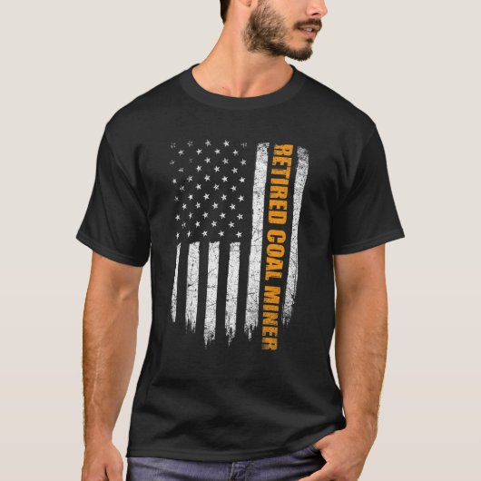 Amerikaanse vlag - Amerikaanse ondergrondse kolenm T-shirt (Voorkant)