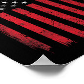 Amerikaanse vlag Amerikaanse patriot Nursi Poster (Hoek)