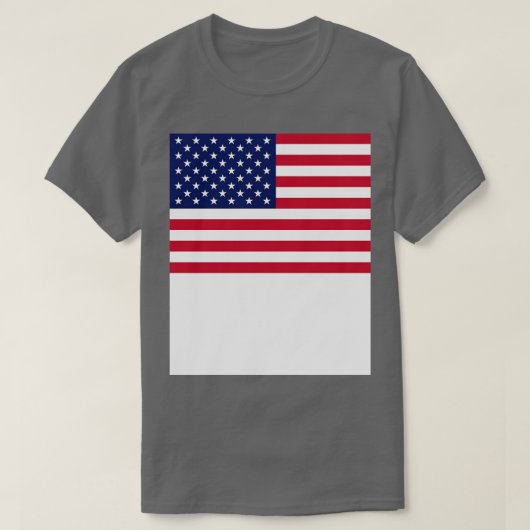 Amerikaanse vlag Amerikaanse patriotticus T-shirt (Design voorkant)