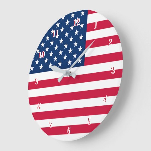 Amerikaanse vlag Amerikaanse patriottisch Grote Klok (Hoek)