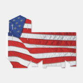 Amerikaanse vlag Amerikaanse patriottisch ontwerp Bedankdoosjes (Uitgevouwen)
