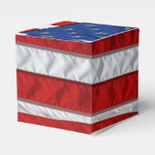 Amerikaanse vlag Amerikaanse patriottisch ontwerp Bedankdoosjes (Voorkant Zijde)