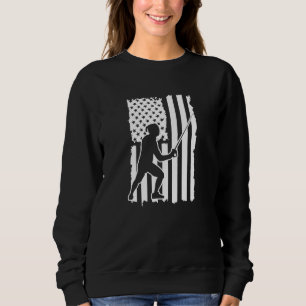 Amerikaanse vlag Amerikaanse patriottische afscher Trui