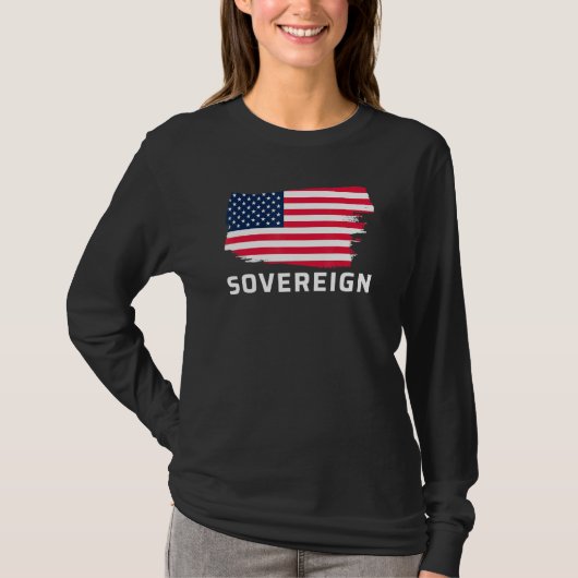 Amerikaanse vlag Amerikaanse patriottische Amerika T-shirt (Voorkant)