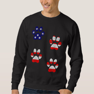 Amerikaanse vlag Amerikaanse patriottische liefdes Trui