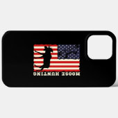 Amerikaanse vlag Amerikaanse patriottische ontginn Case-Mate iPhone Case (Achterkant (horizontaal))