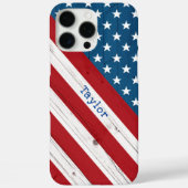 Amerikaanse vlag Amerikaanse patriottische roestkr Case-Mate iPhone Case (Achterkant)