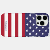 Amerikaanse vlag Amerikaanse patriottische sterren Case-Mate iPhone Case (Achterkant (horizontaal))
