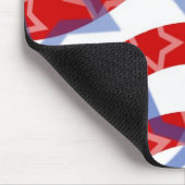 Amerikaanse vlag Amerikaanse patriottische strips Muismat (Hoek)