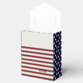 Amerikaanse vlag Amerikaanse patroonpatroon Bedankdoosjes (Geopend)